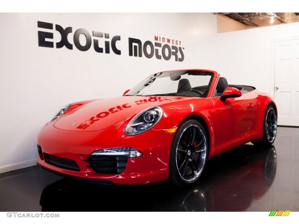2012 911 Carrera S Cabriolet - Guards Red / Black photo #10