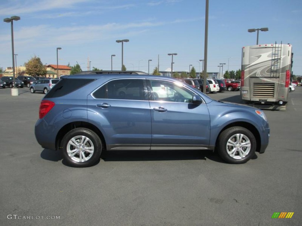 Twilight Blue Metallic 2012 Chevrolet Equinox LT AWD Exterior Photo #86632897