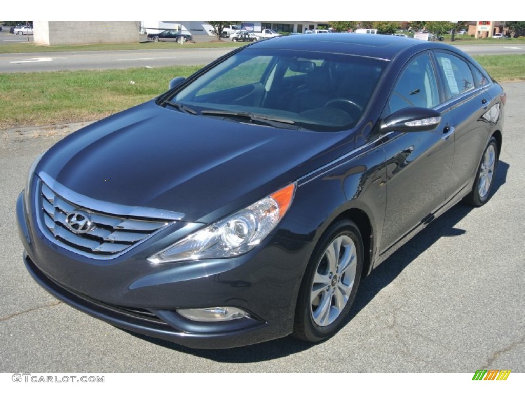 2011 Sonata Limited - Pacific Blue Pearl / Gray photo #1