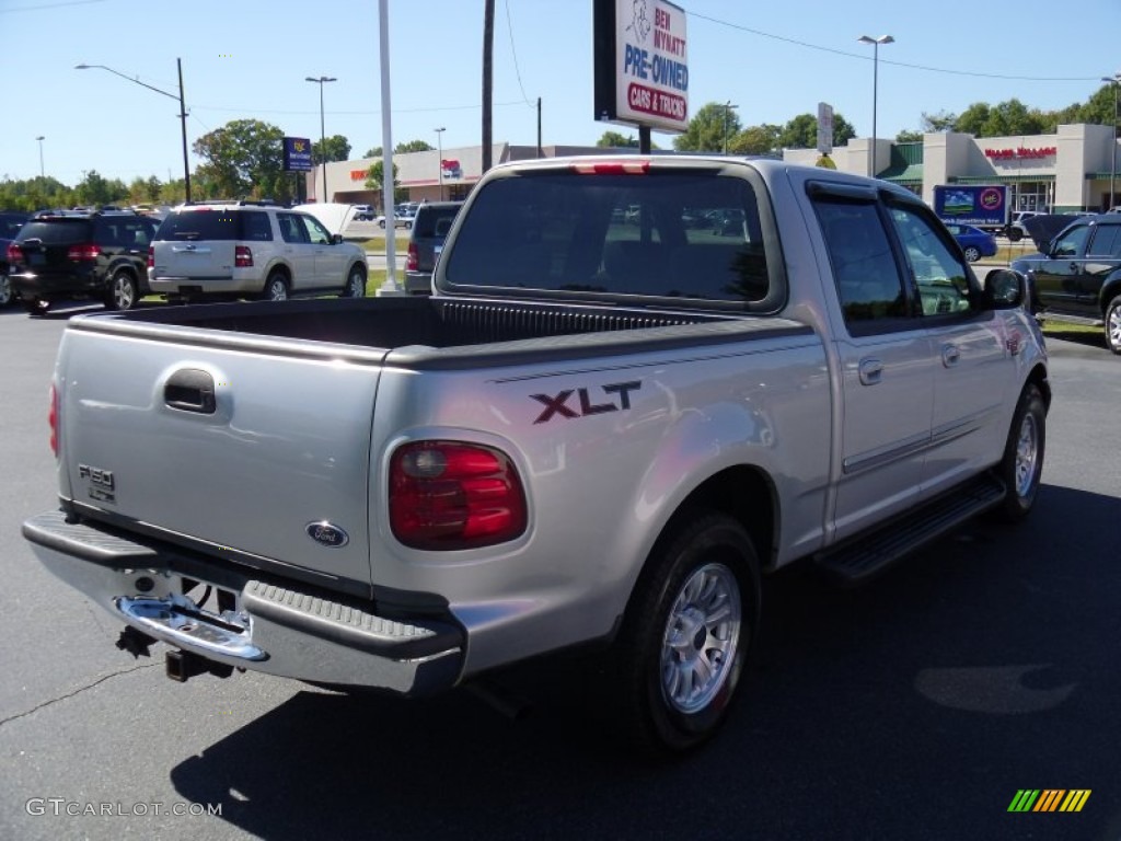 2003 F150 XLT SuperCrew - Silver Metallic / Medium Graphite Grey photo #3