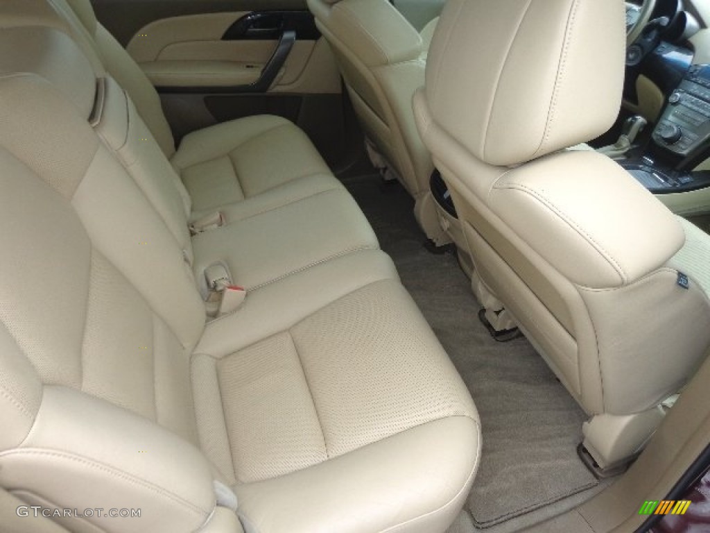2007 MDX Sport - Dark Cherry Red Pearl / Parchment photo #15
