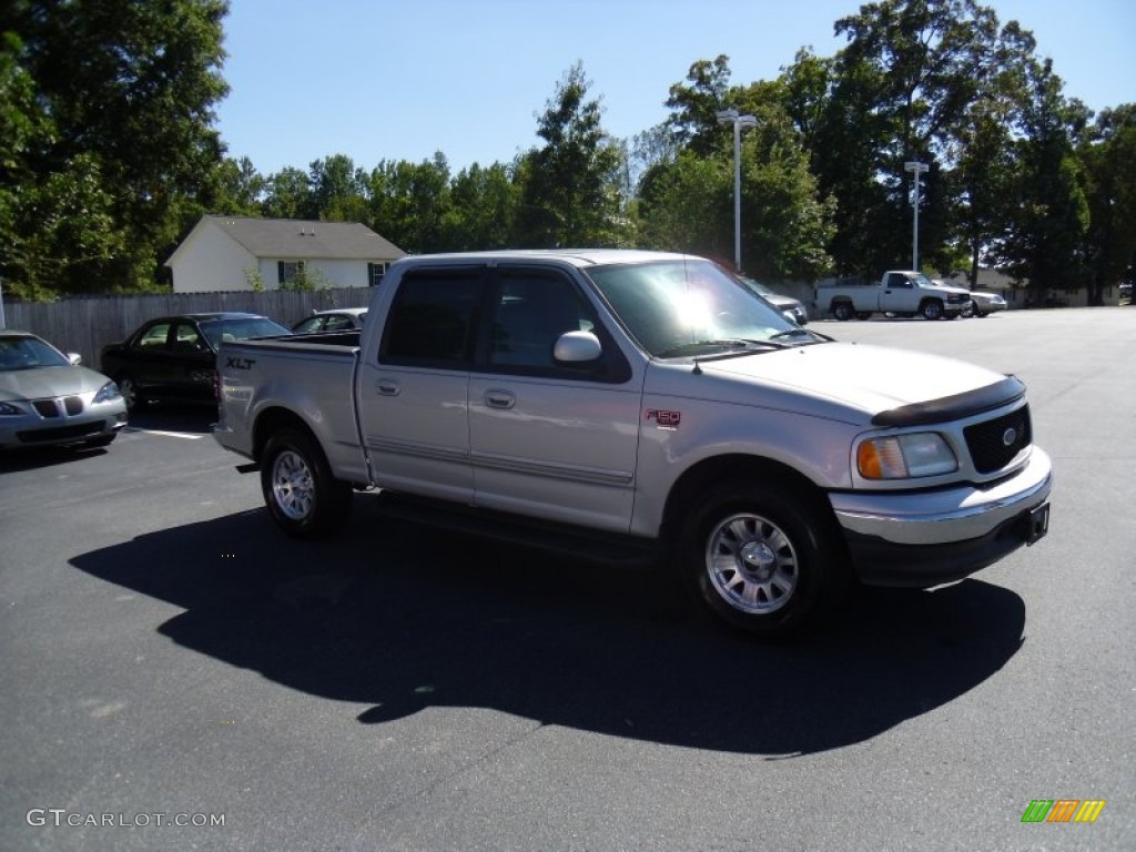 2003 F150 XLT SuperCrew - Silver Metallic / Medium Graphite Grey photo #5