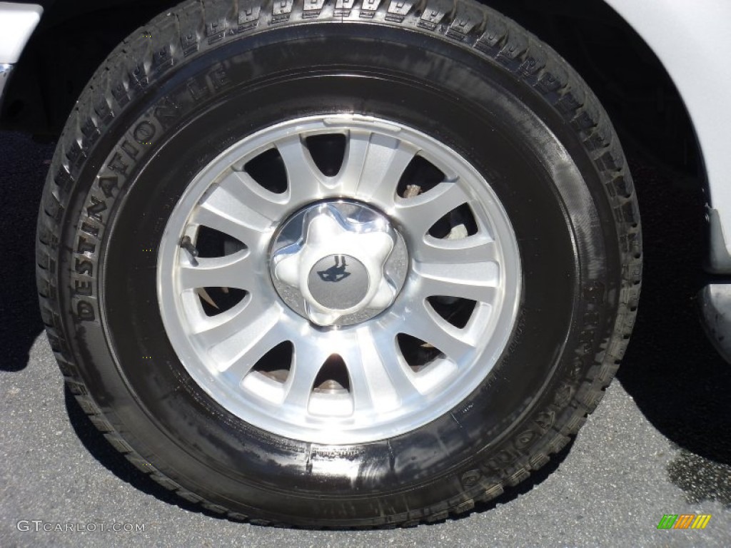 2003 F150 XLT SuperCrew - Silver Metallic / Medium Graphite Grey photo #6