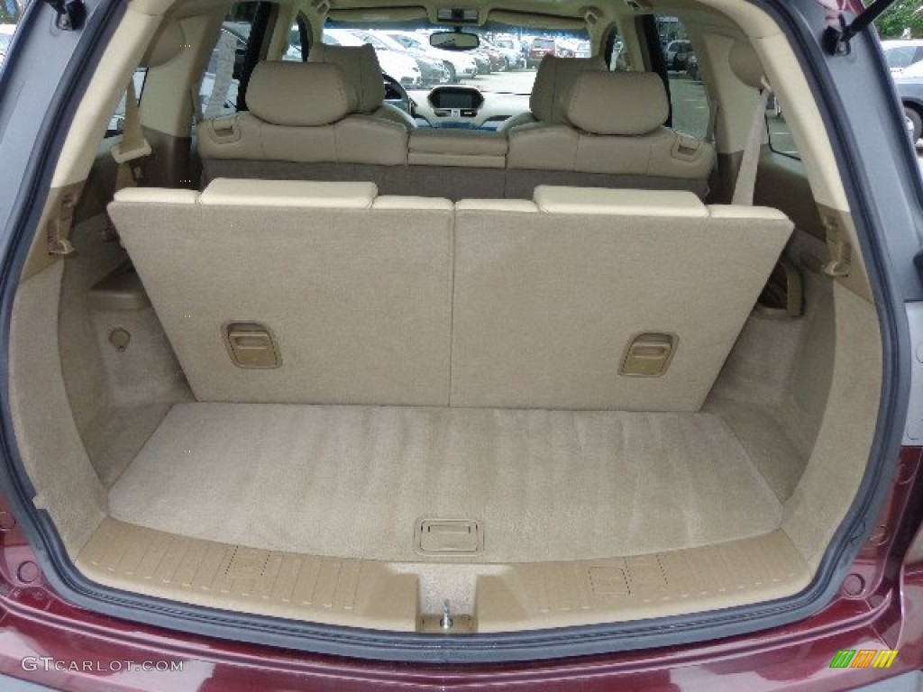 2007 MDX Sport - Dark Cherry Red Pearl / Parchment photo #17