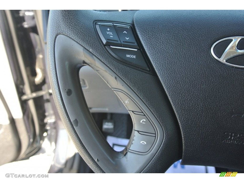 2011 Sonata Limited - Pacific Blue Pearl / Gray photo #16