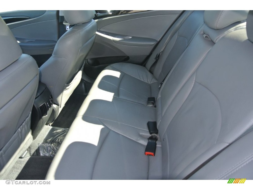 2011 Sonata Limited - Pacific Blue Pearl / Gray photo #18