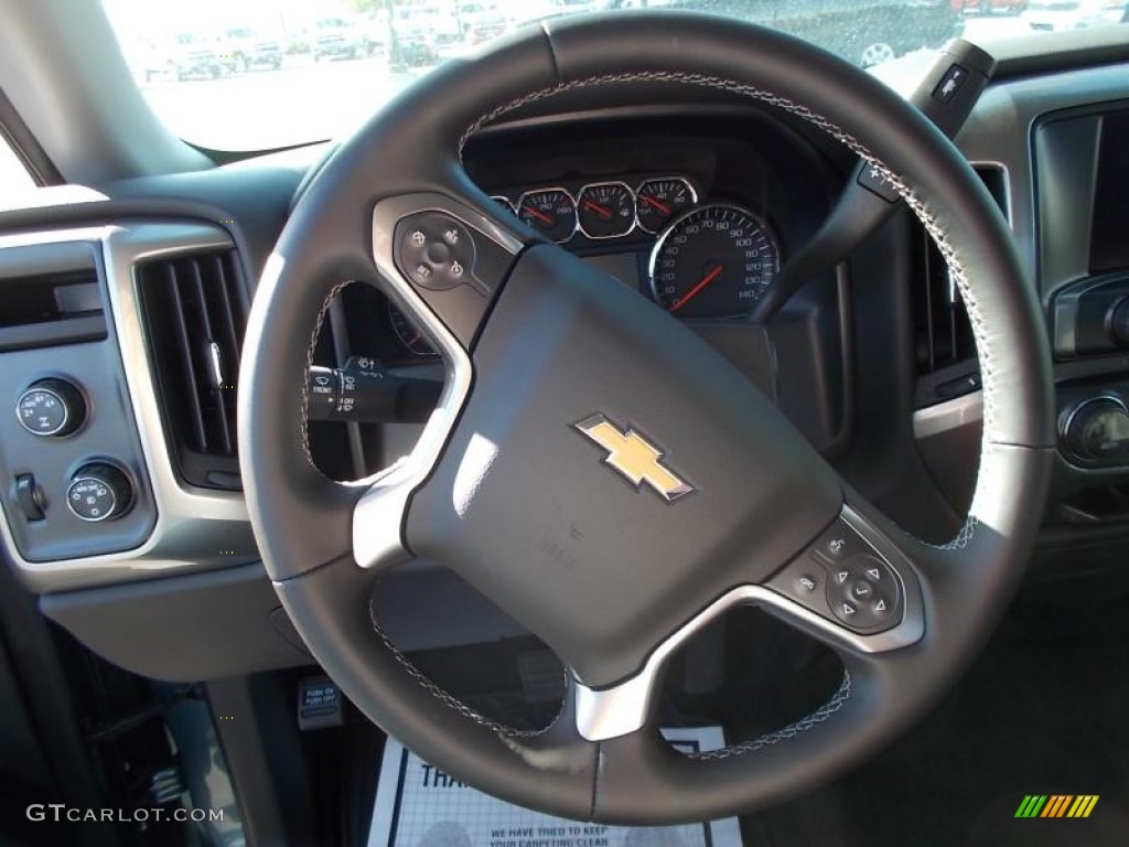 2014 Silverado 1500 LT Crew Cab 4x4 - Brownstone Metallic / Jet Black photo #12