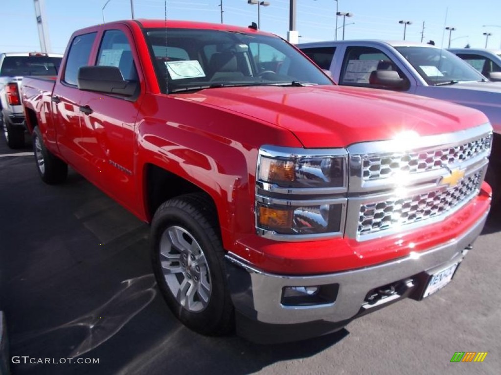 2014 Silverado 1500 LT Crew Cab 4x4 - Victory Red / Jet Black photo #1