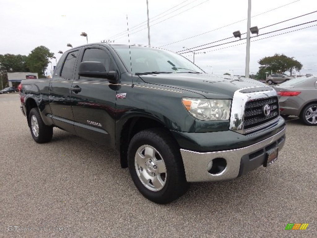 2007 Tundra SR5 Double Cab 4x4 - Timberland Mica / Beige photo #7