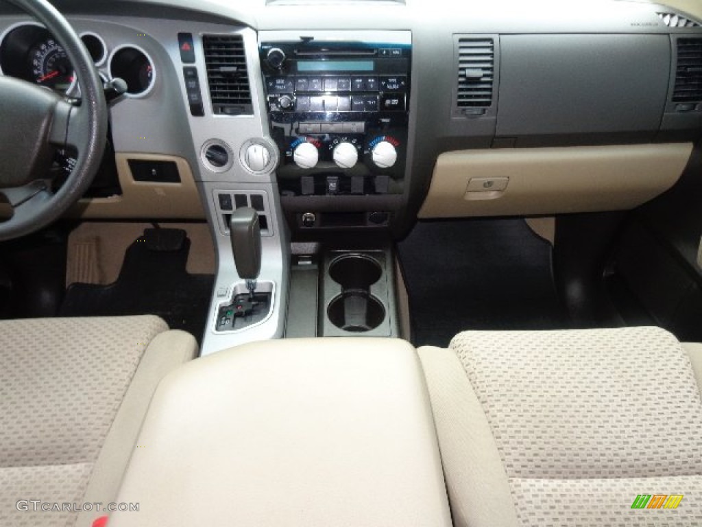 2007 Tundra SR5 Double Cab 4x4 - Timberland Mica / Beige photo #15