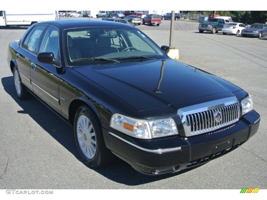 2010 Grand Marquis LS Ultimate Edition - Black / Medium Light Stone photo #2