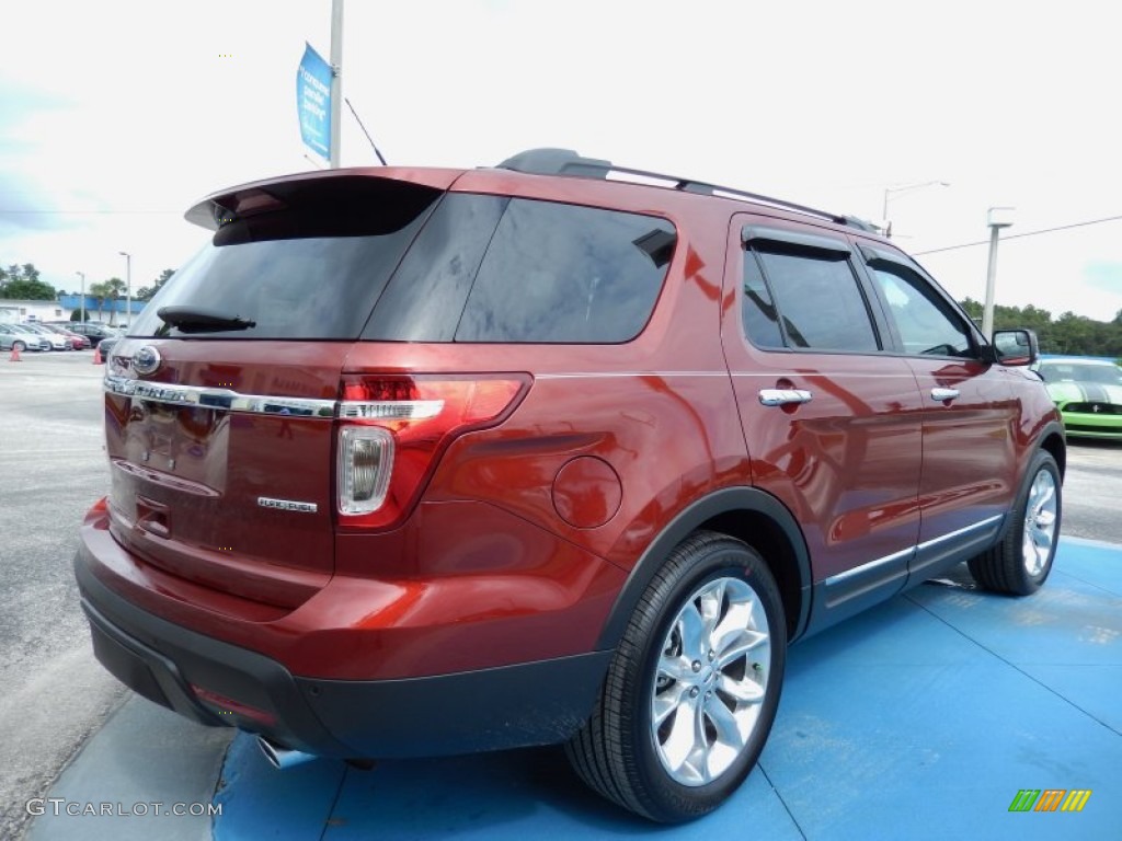 2014 Explorer XLT - Sunset / Medium Light Stone photo #3