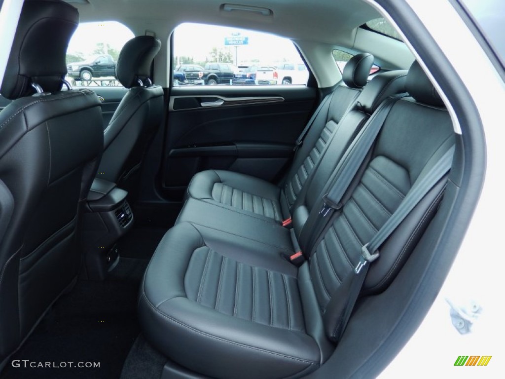 Charcoal Black Interior 2014 Ford Fusion Energi SE Photo #86635564