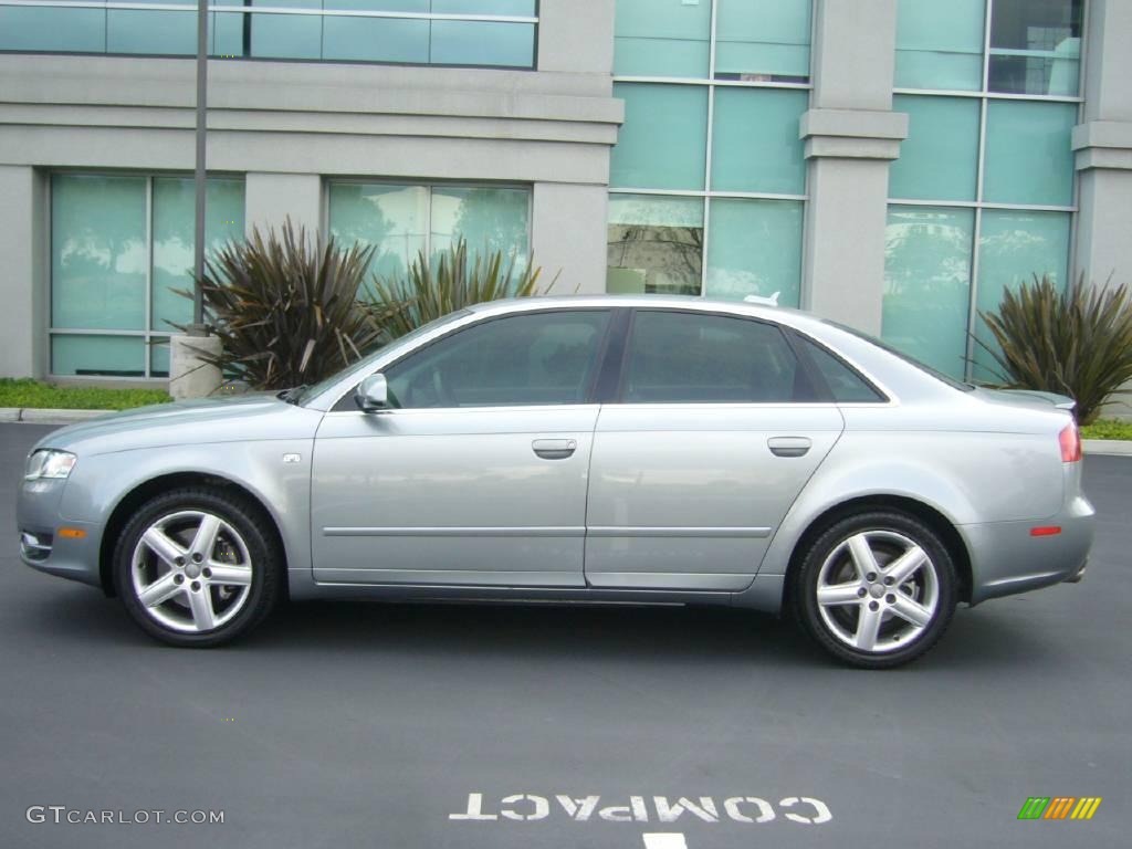 2005 A4 2.0T Sedan - Quartz Gray Metallic / Ebony photo #7