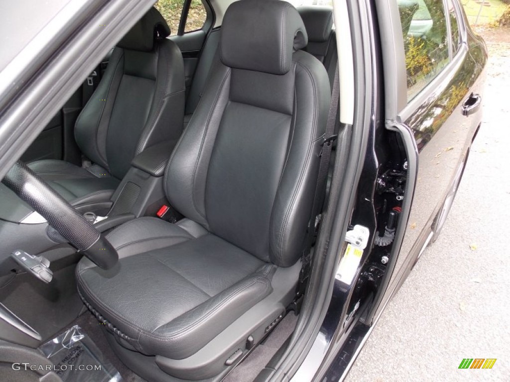 Black Interior 2010 Saab 9-3 Aero Sport Sedan XWD Photo #86636524