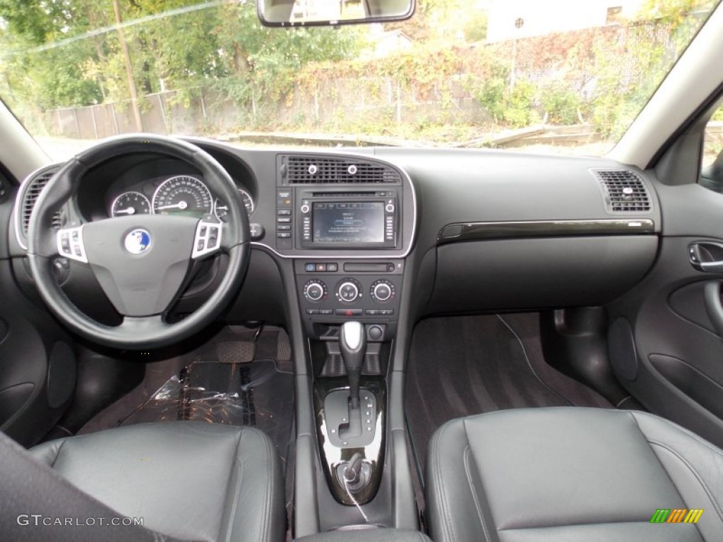 2010 Saab 9-3 Aero Sport Sedan XWD Black Dashboard Photo #86636632
