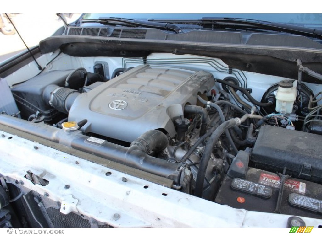 2009 Tundra CrewMax - Super White / Graphite Gray photo #32