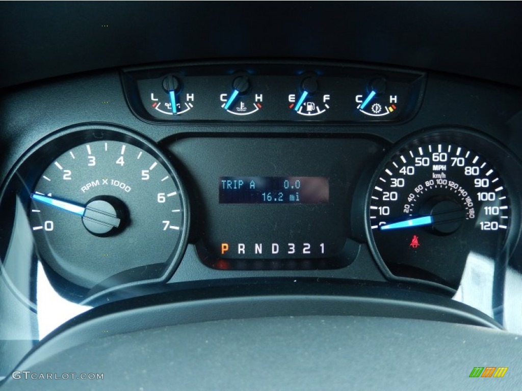 2013 Ford F150 XL Regular Cab Gauges Photo #86638176
