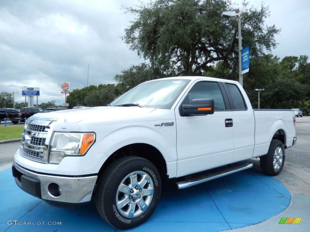 Oxford White 2013 Ford F150 XLT SuperCab Exterior Photo #86638300