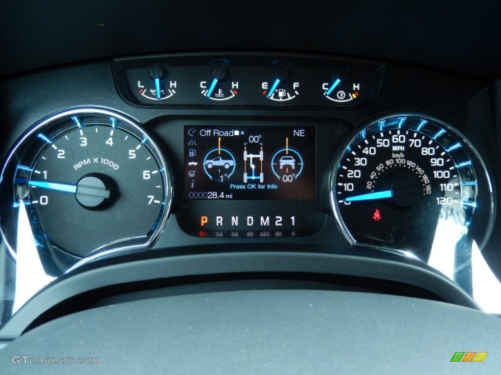 2013 Ford F150 XLT SuperCab Gauges Photos