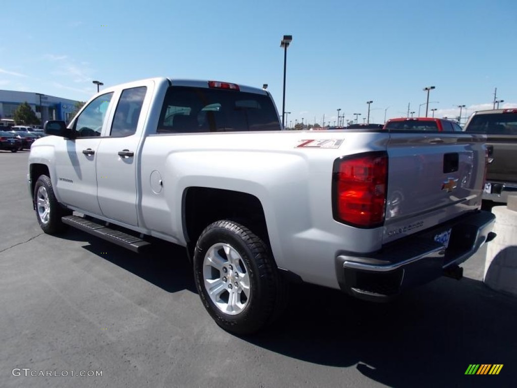 2014 Silverado 1500 LT Double Cab 4x4 - Silver Ice Metallic / Jet Black photo #3
