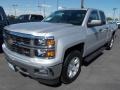 2014 Silver Ice Metallic Chevrolet Silverado 1500 LT Double Cab 4x4  photo #4