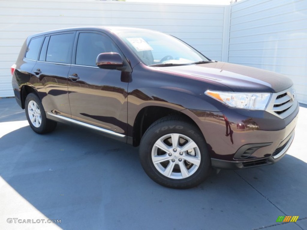 2013 Highlander  - Sizzling Crimson Mica / Sand Beige photo #2