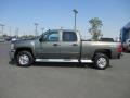 2011 Steel Green Metallic Chevrolet Silverado 2500HD LT Crew Cab 4x4  photo #3