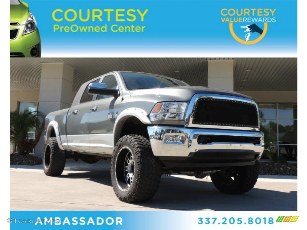 2012 Ram 2500 HD Laramie Mega Cab 4x4 - Mineral Gray Metallic / Dark Slate photo #1