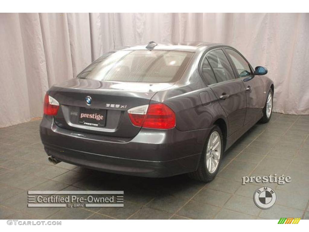 2006 3 Series 325xi Sedan - Sparkling Graphite Metallic / Black photo #5