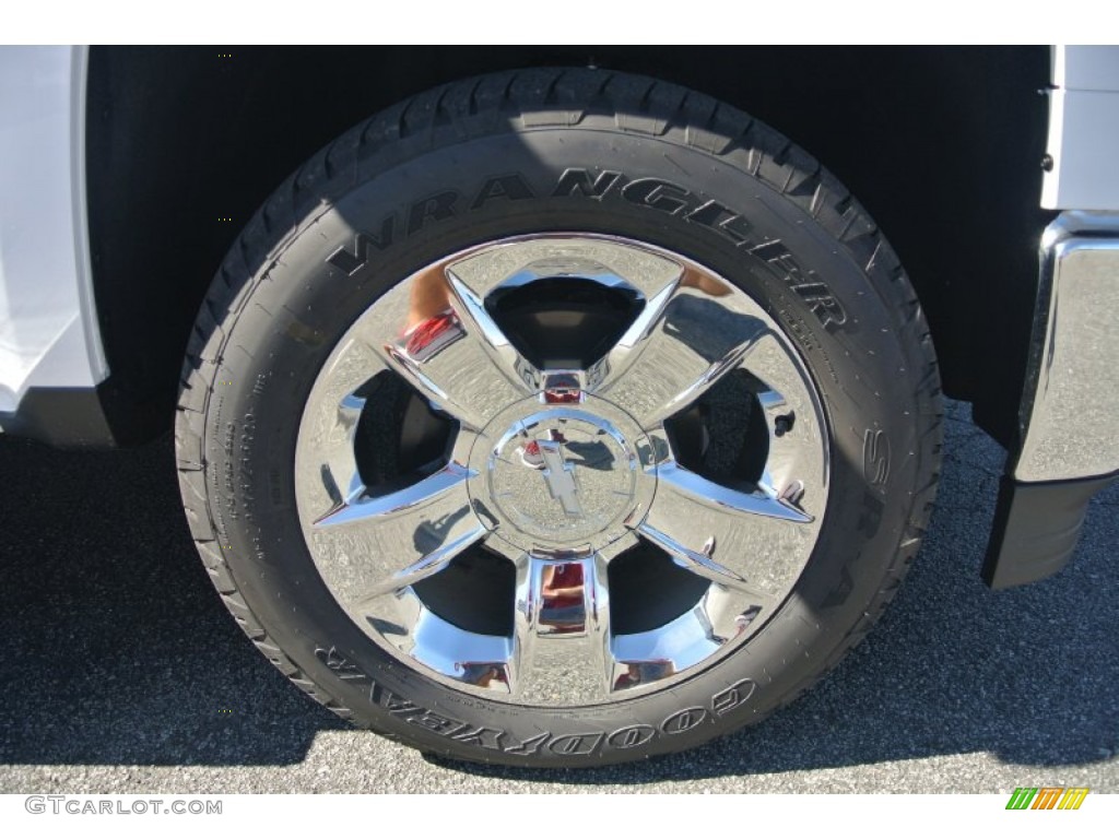 2014 Silverado 1500 LTZ Crew Cab 4x4 - Summit White / Jet Black/Dark Ash photo #22