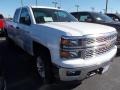 2014 Summit White Chevrolet Silverado 1500 LT Double Cab 4x4  photo #1