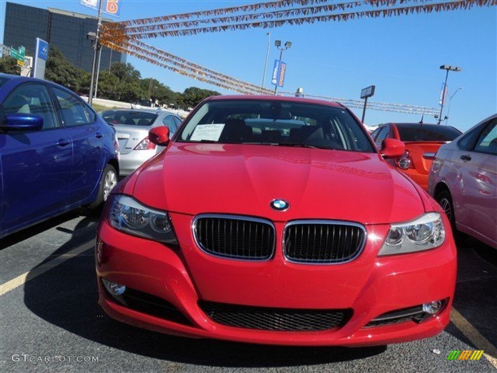 2011 3 Series 328i Sedan - Crimson Red / Black photo #3