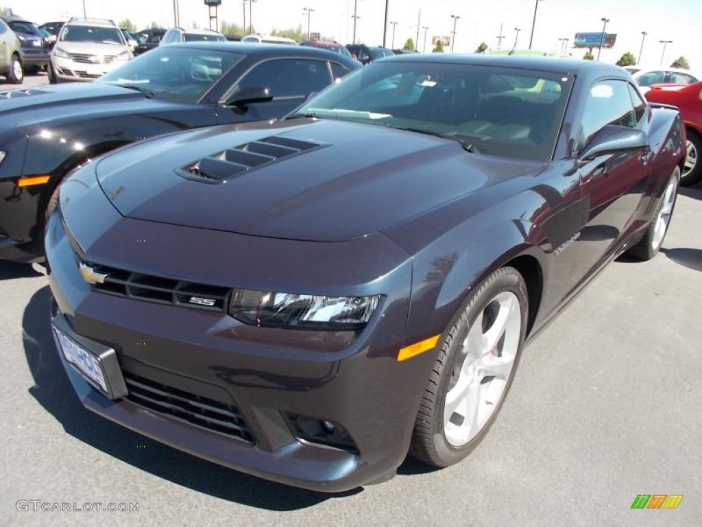 2014 Camaro SS Coupe - Blue Ray Metallic / Black photo #5