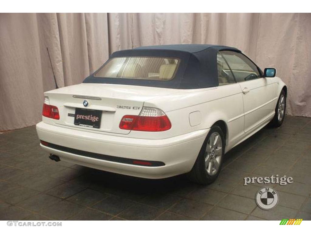 2006 3 Series 325i Convertible - Alpine White / Beige photo #5