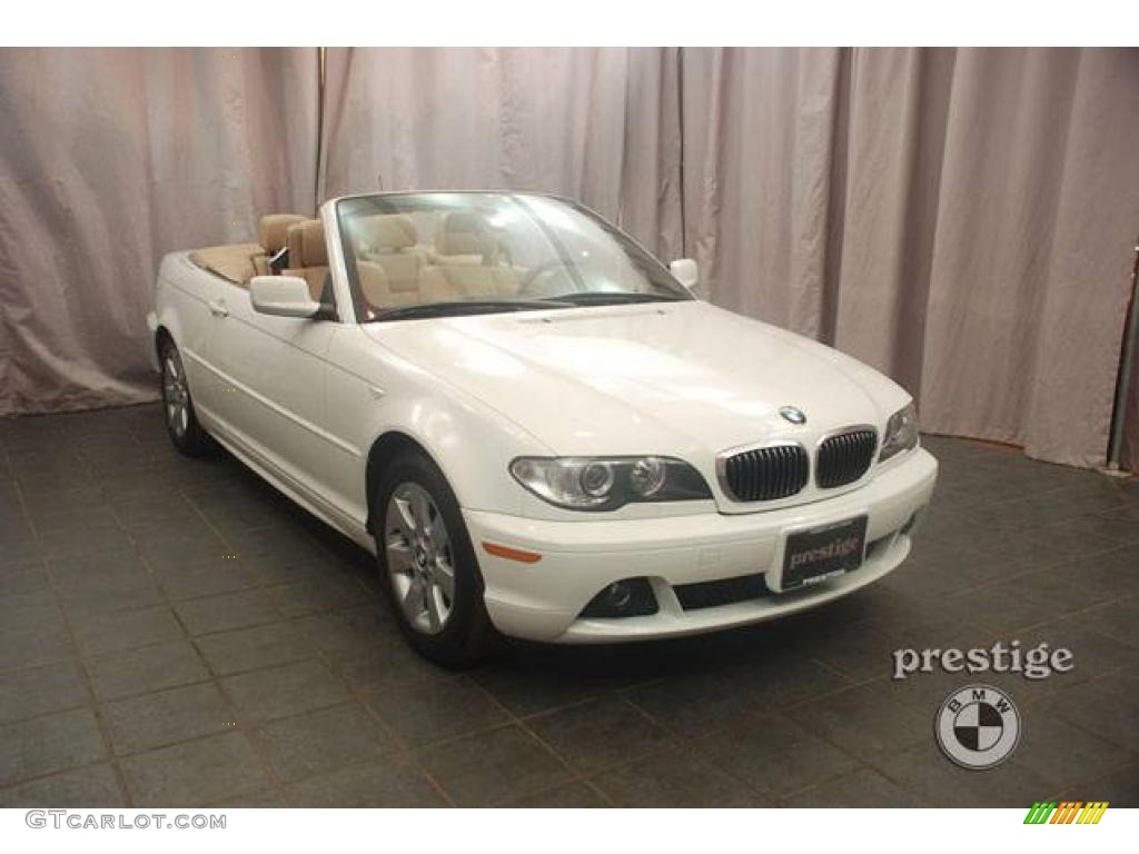 2006 3 Series 325i Convertible - Alpine White / Beige photo #7