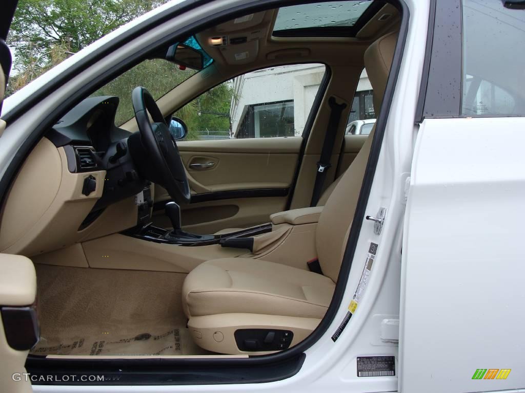 2006 3 Series 325i Sedan - Alpine White / Beige photo #7