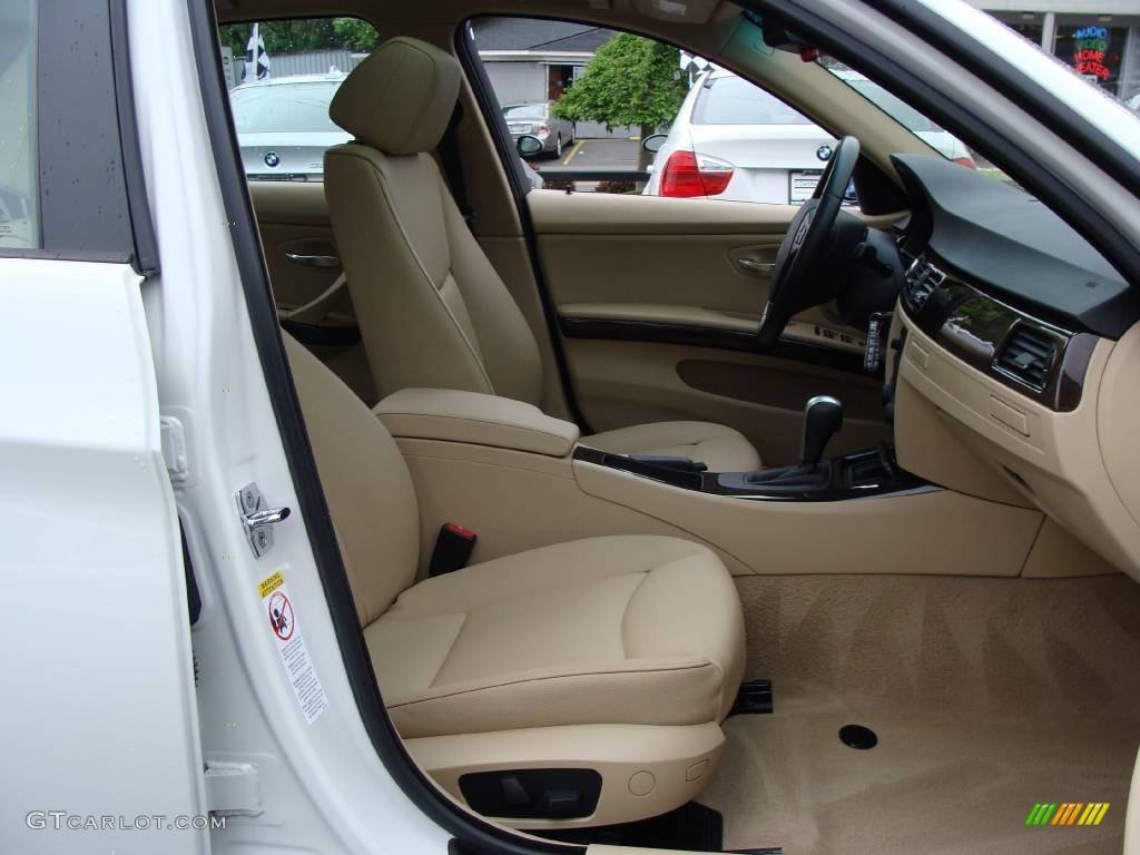 2006 3 Series 325i Sedan - Alpine White / Beige photo #8