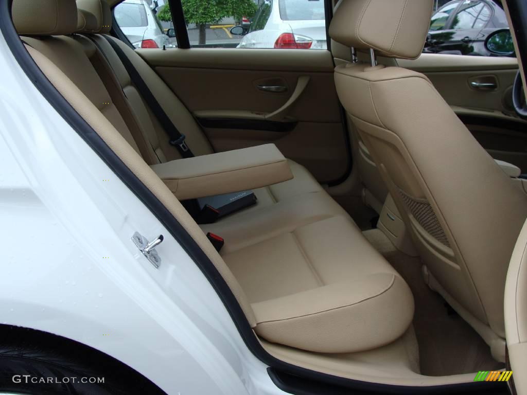 2006 3 Series 325i Sedan - Alpine White / Beige photo #9