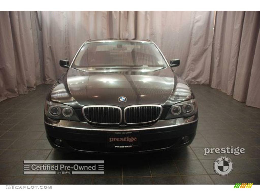 2007 7 Series 760Li Sedan - Black Sapphire Metallic / Black photo #6