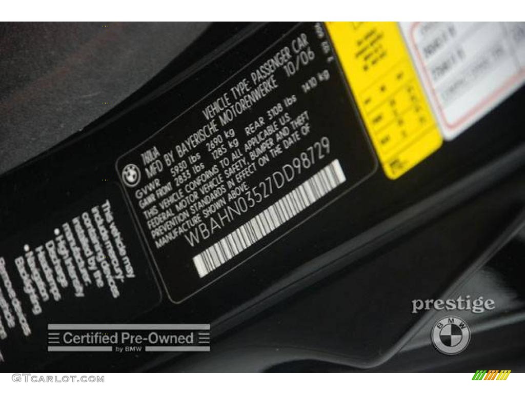 2007 7 Series 760Li Sedan - Black Sapphire Metallic / Black photo #10