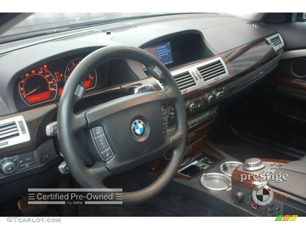 2007 7 Series 760Li Sedan - Black Sapphire Metallic / Black photo #15