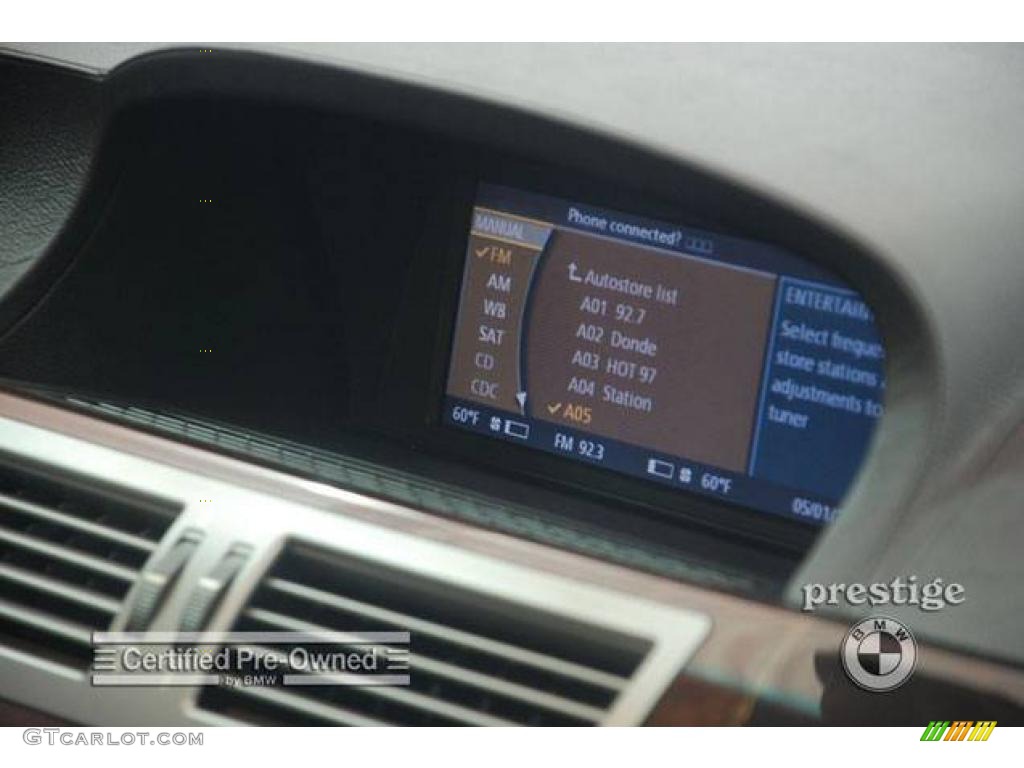 2007 7 Series 760Li Sedan - Black Sapphire Metallic / Black photo #16