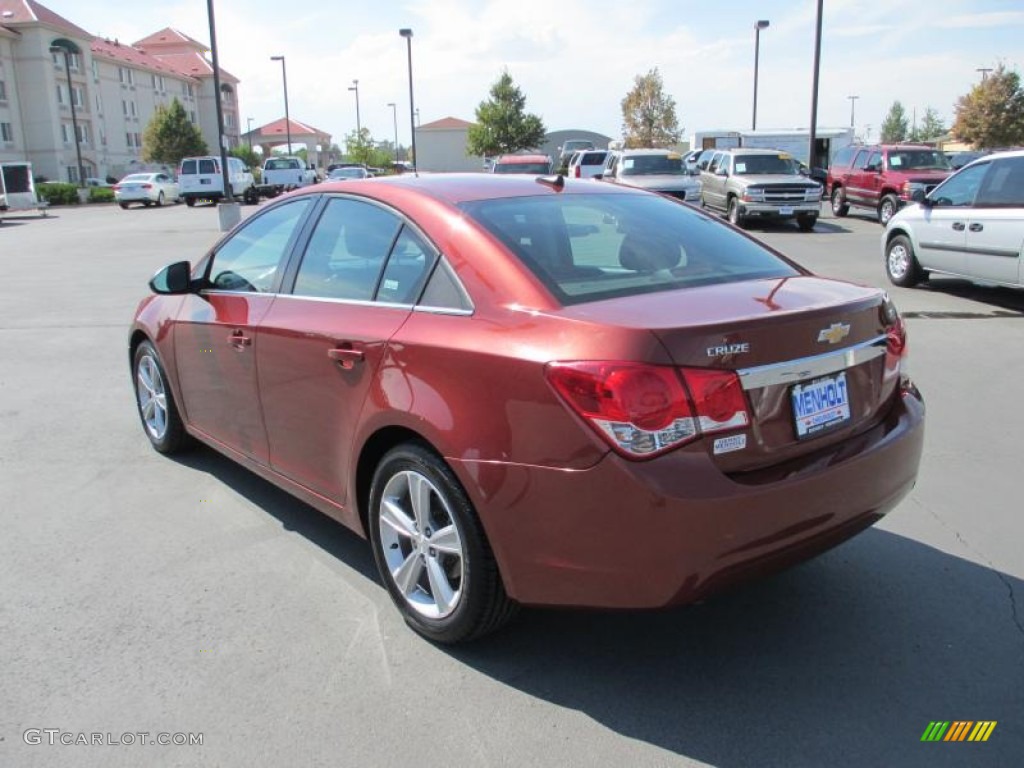 2012 Cruze LT - Autumn Red Metallic / Jet Black photo #4