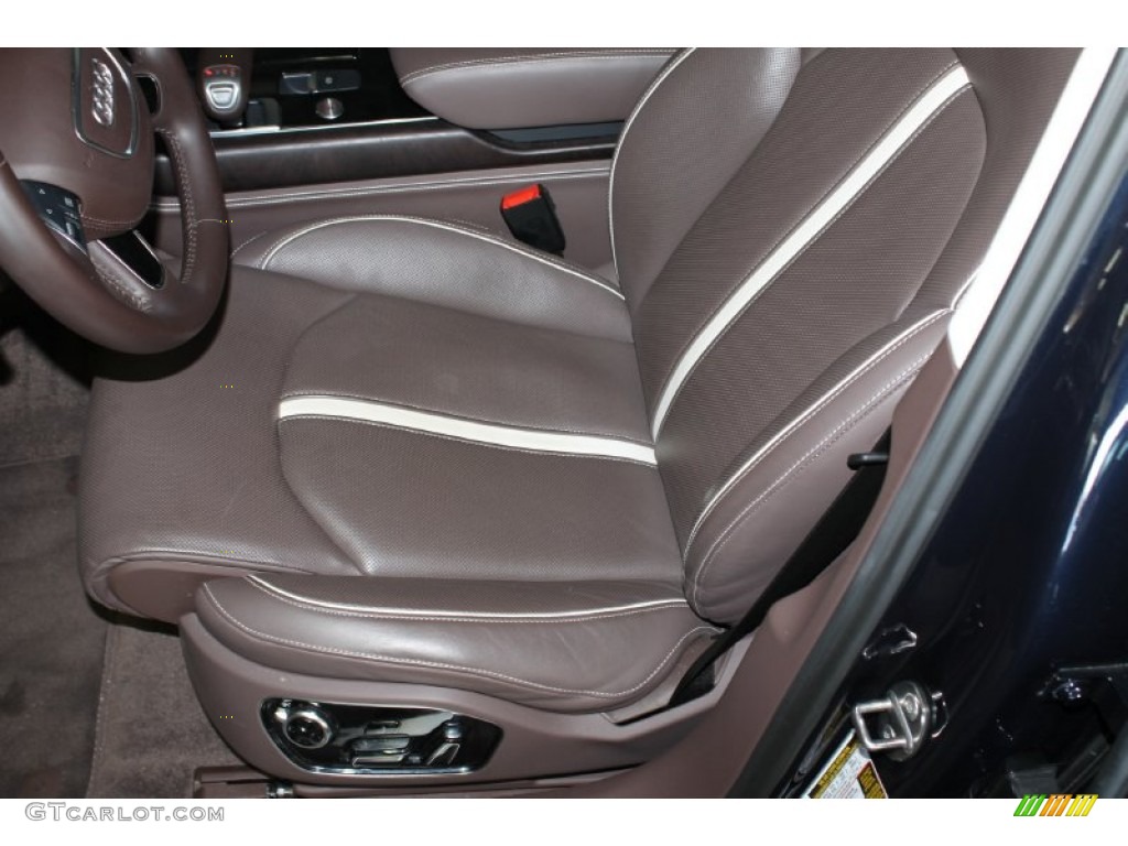 2012 Audi A8 L 4.2 quattro Front Seat Photo #86646349