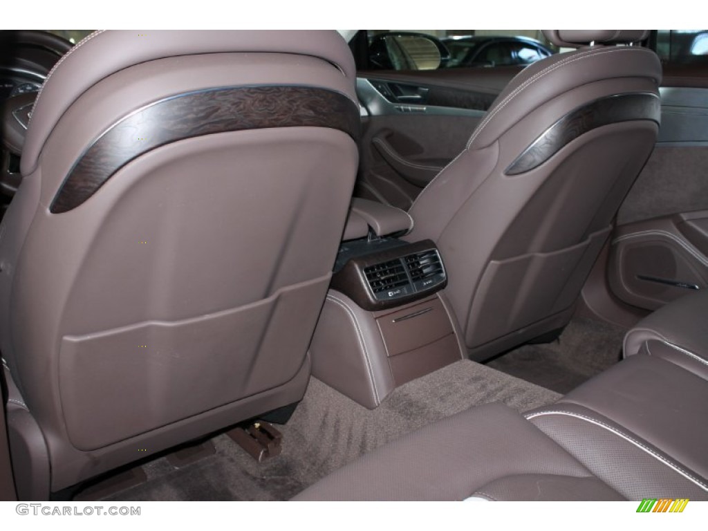 2012 Audi A8 L 4.2 quattro Rear Seat Photo #86646736