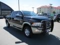 Black 2012 Dodge Ram 3500 HD Laramie Longhorn Mega Cab 4x4