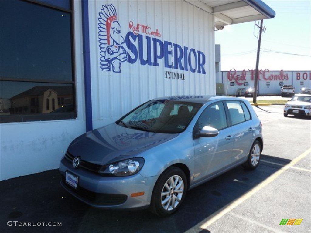 2011 Golf 4 Door - Shark Blue Metallic / Titan Black photo #1