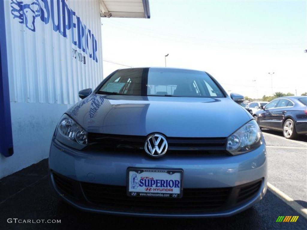 2011 Golf 4 Door - Shark Blue Metallic / Titan Black photo #3