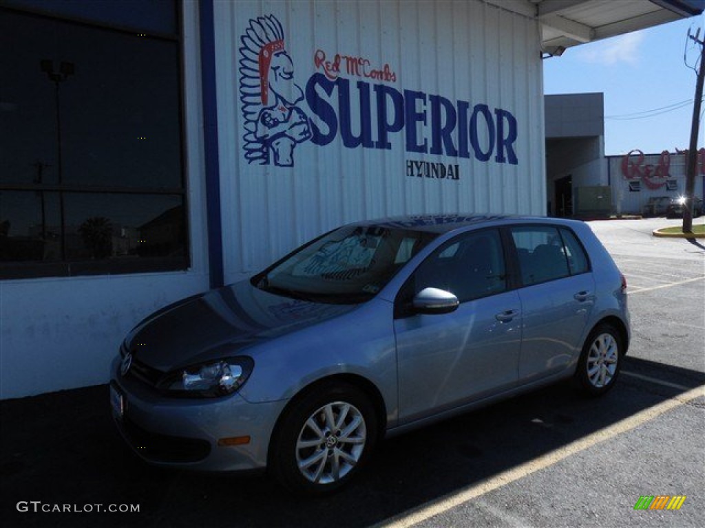 2011 Golf 4 Door - Shark Blue Metallic / Titan Black photo #6